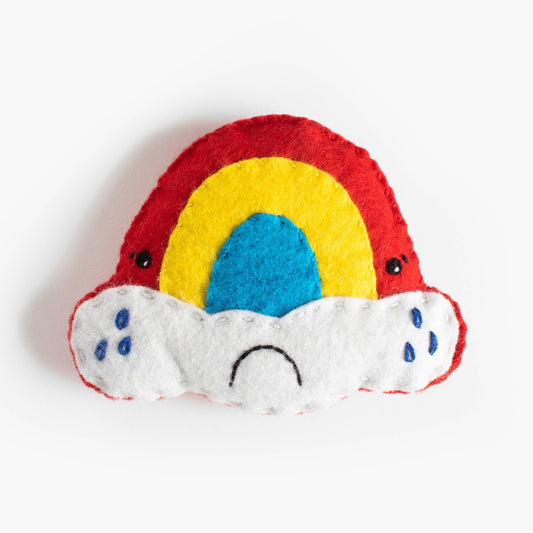 Embroidery kit-Lloyd the Emotional Rainbow