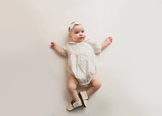 Aiden Romper - Check