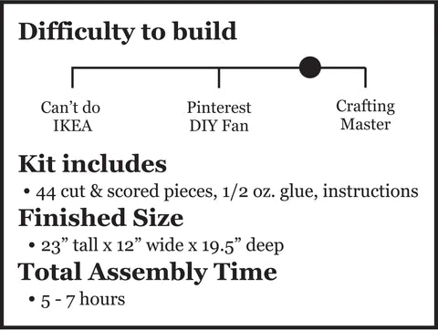 Penelope the Hippo | DIY paper craft animal kit