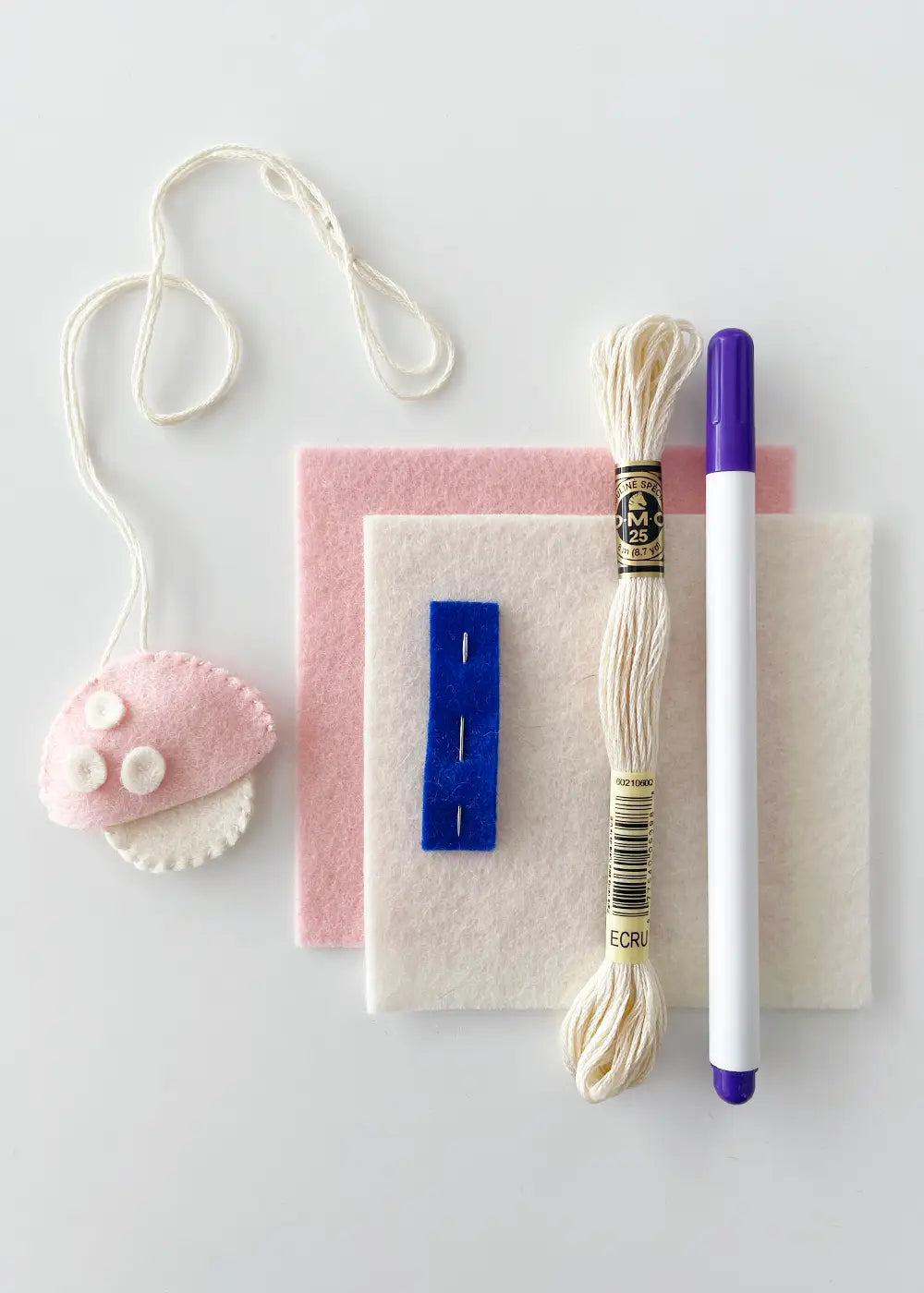 Mushroom Secret Pocket Necklace Kit- Single Colors