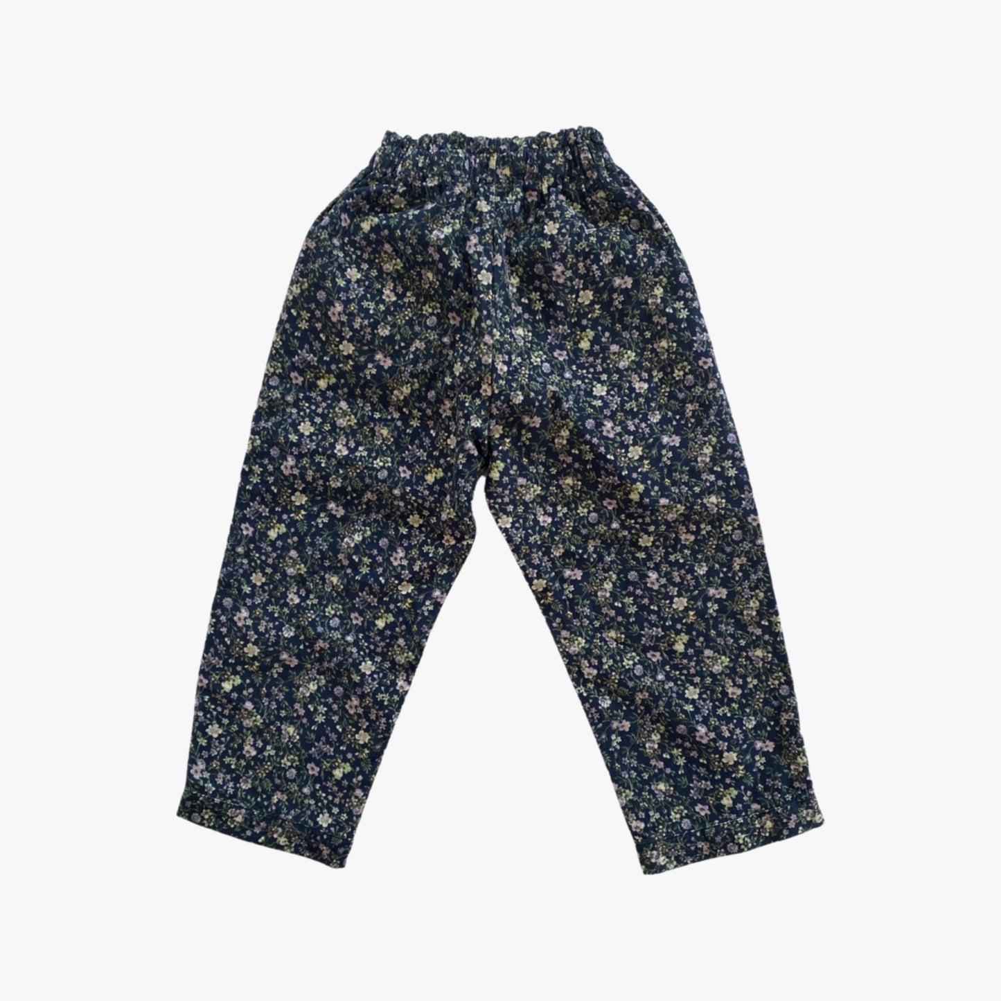 floral corduroys (navy)