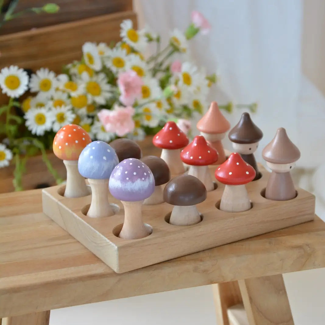 Gnomes and Mushrooms Nesting Set