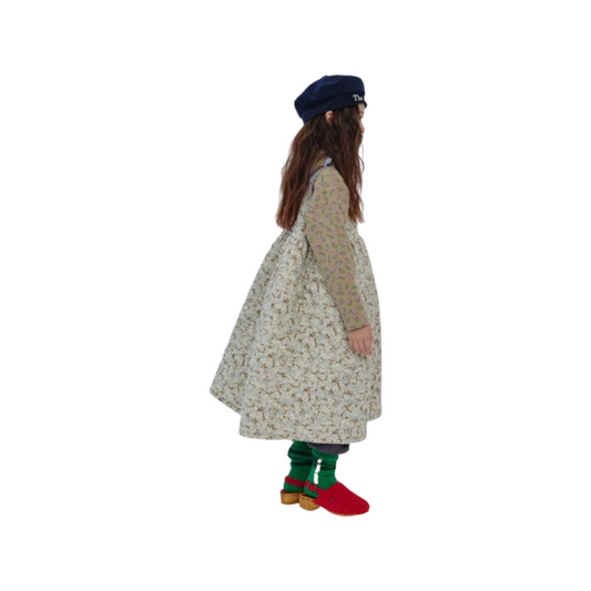 Quilted tank dress- sky