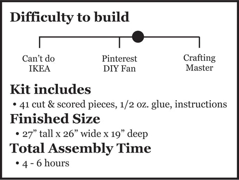 Winston Deer | DIY paper craft animal kit