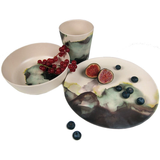 Bamboo Tableware Set - watercolor