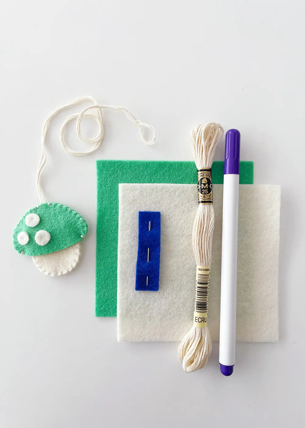 Mushroom Secret Pocket Necklace Kit- Single Colors