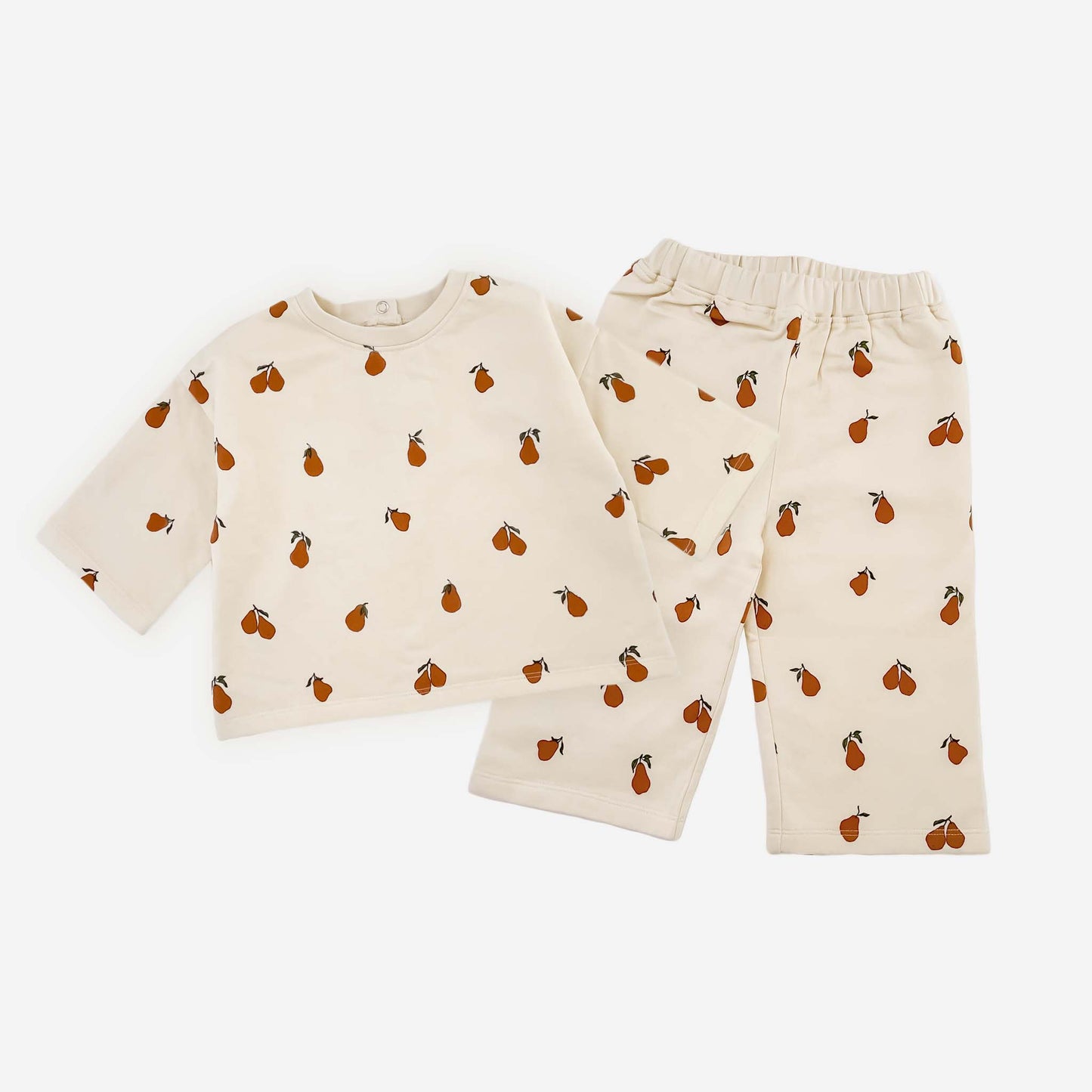 Shirt and Pant Set, Pear | Organic Cotton Kid & Baby Apparel
