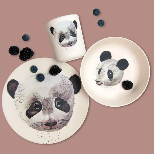 Bamboo Tableware Set - Panda